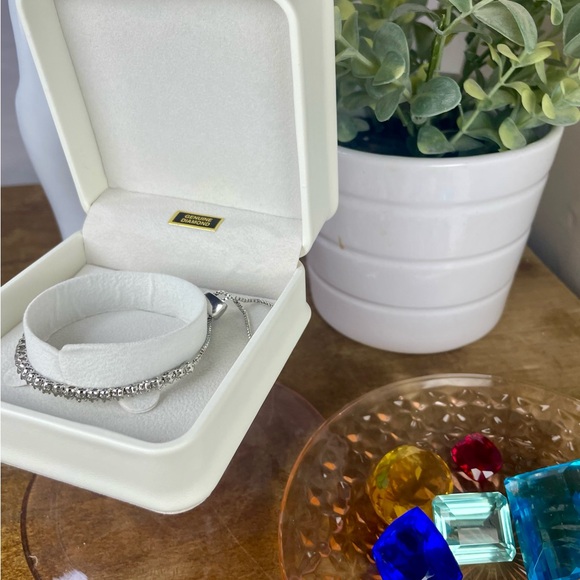 1CT DIAMOND BOLO BRACELET. Genuine Earth Mined in Brazil. - Picture 13 of 17